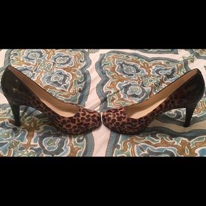 Marc Fisher Leopard Print Heels Size 7 1/2